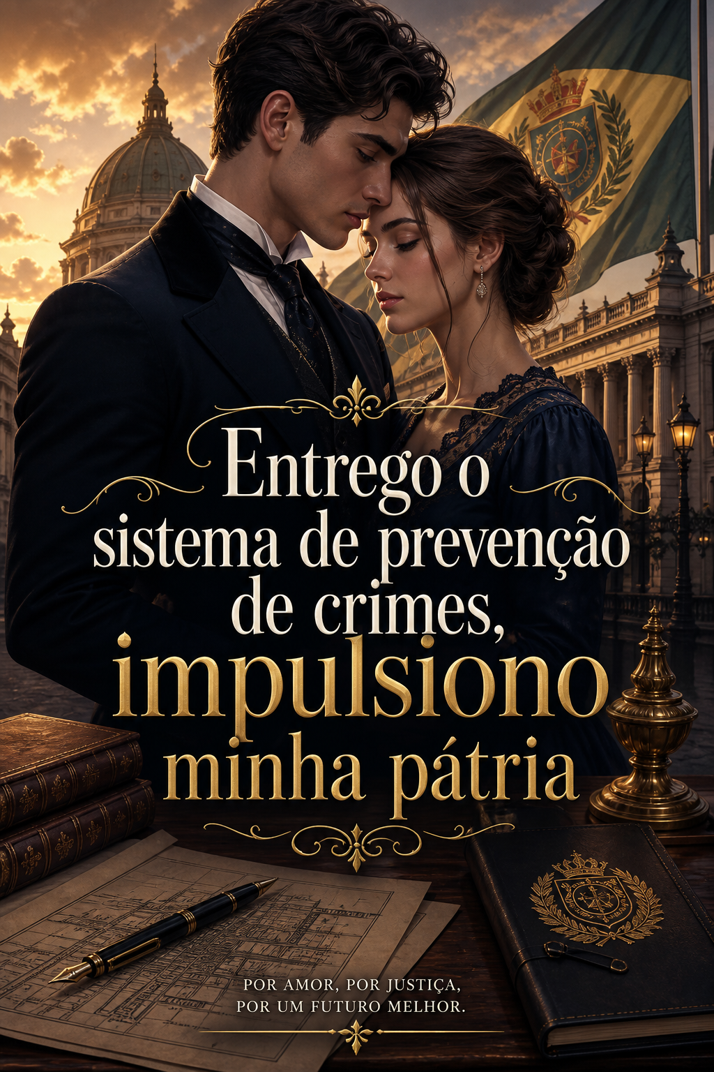 Entrego o sistema de prevenção de crimes, impulsiono minha pátria