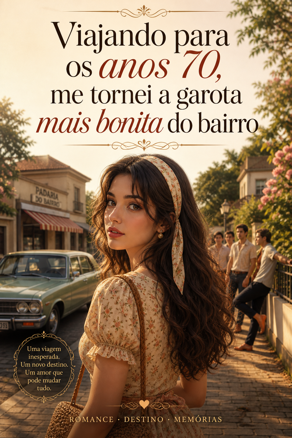 Viajando para os anos 70, me tornei a garota mais bonita do bairro
