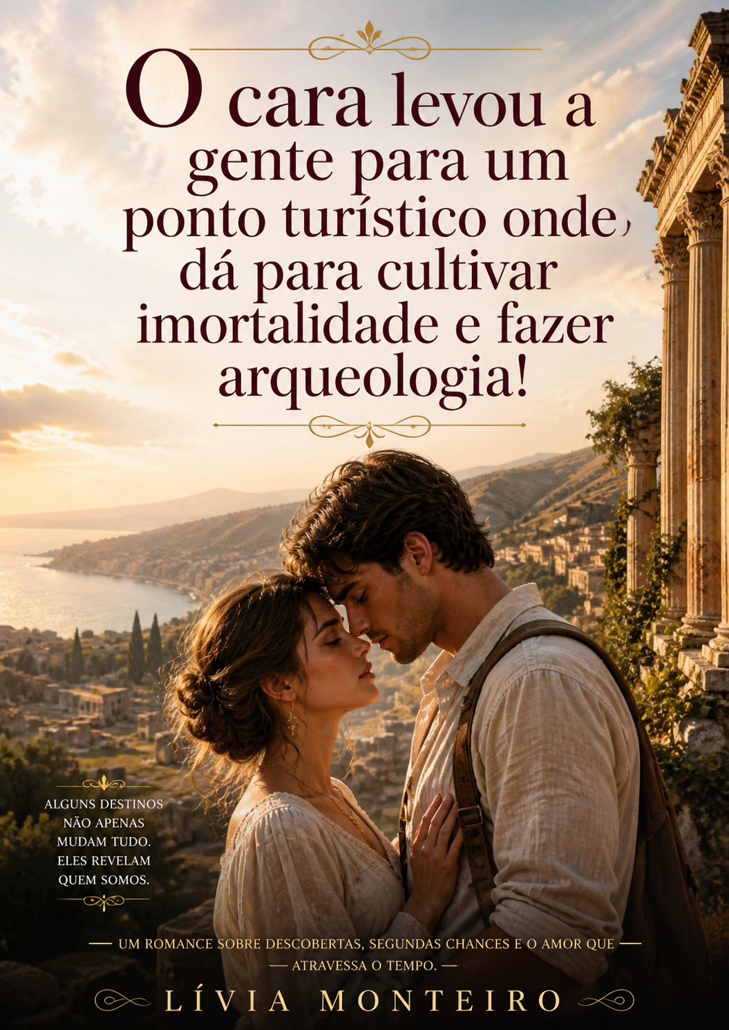 O cara levou a gente para um ponto turístico onde dá para cultivar imortalidade e fazer arqueologia!